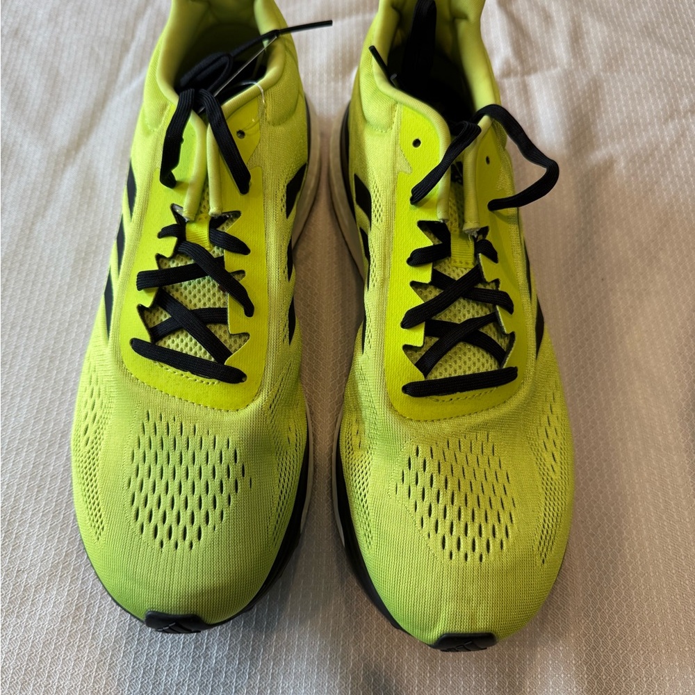 Adidas Bright Yellow Athletic Sneakers